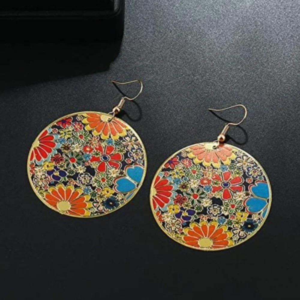 Boho Blossom Statement Earrings